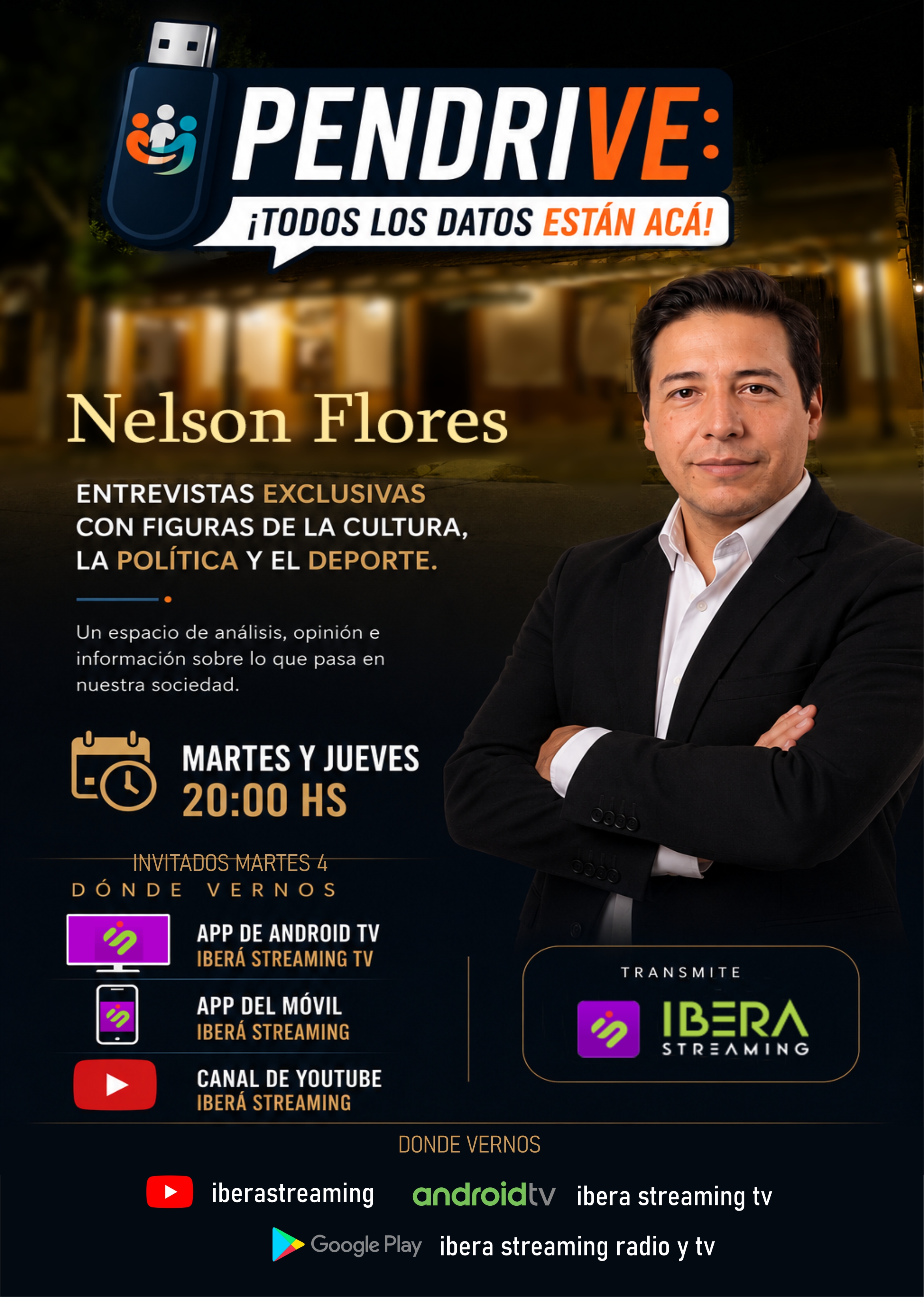 Flyer Programación Iberá Streaming